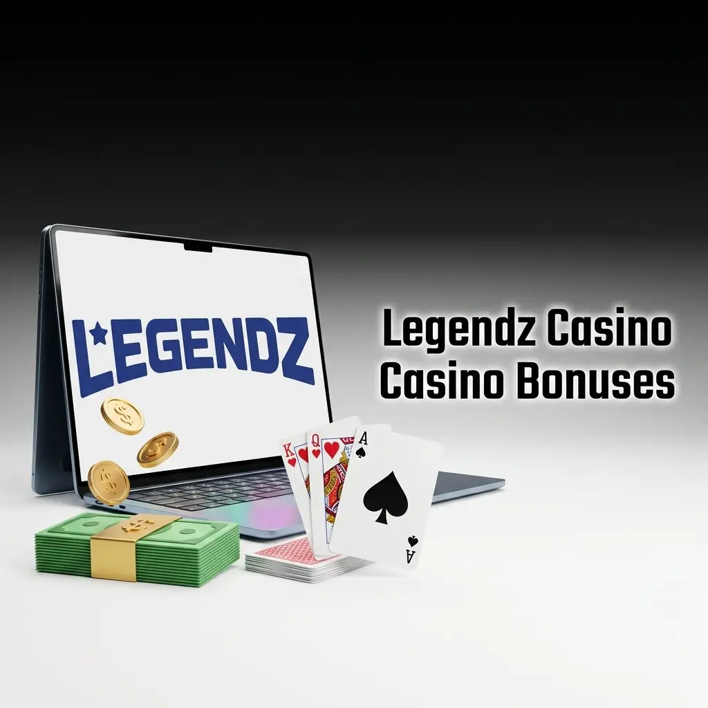 Legendz Casino bonuses including 100% match up to USD 1000, reload offers, cashback, and free spins for US players